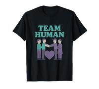 Team Human Volunteer Squad Community Support Design T-Shirt