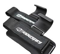 Team Industry Pro Hooks Pair, 200k Forged Metal Grip Assist, Neoprene Padded Wrist Straps, Adjustable Closure, Rubber Grip Coating, Deadlift, Row, Shrug, Pull Training