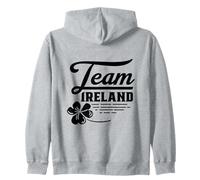 Team Ireland Celtic Shamrock St. Patricks Day Irish Zip Hoodie