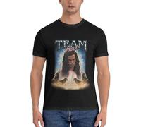 Team Jacob Twilight Cursed Fan Collage T-Shirt tees Big and Tall t Shirts for Men XXL Black