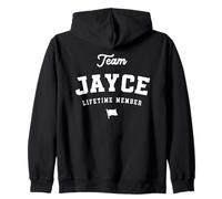 Team Jayce Lifetime Member Funny Name Jayce Zip Hoodie