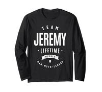 Team Jeremy Lifetime Member Funny Name Jeremy Long Sleeve T-Shirt