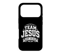 Team Jesus Est 33 AD Vintage Crest Emblem Case for iPhone 17 Pro