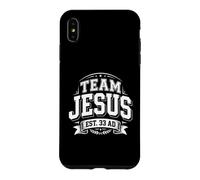 Team Jesus Est 33 AD Vintage Crest Emblem Case for iPhone XS Max