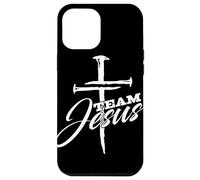 Team Jesus Faith Cross Versículos Cristianas Biblicas Case for iPhone 12 Pro Max
