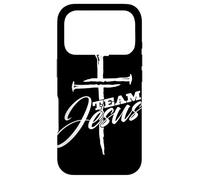 Team Jesus Faith Cross Versículos Cristianas Biblicas Case for iPhone 17 Pro