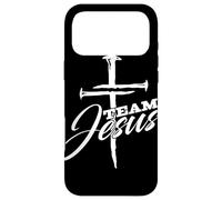 Team Jesus Faith Cross Versículos Cristianas Biblicas Case for iPhone 17 Pro Max