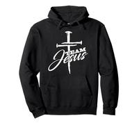 Team Jesus Faith Cross Versículos Cristianas Biblicas Pullover Hoodie