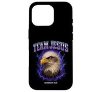 Team Jesus Funny Bald Eagle Romans 8:18 Christian Case for iPhone 16 Pro