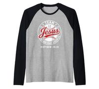 Team Jesus Go and Make Disciples Matthew 28:19 Raglan Baseball Tee