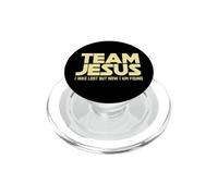 TEAM JESUS - I Was Lost But Now I AM Found Christian Life PopSockets PopGrip for MagSafe