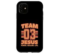 Team Jesus Jersey 3 His Name Is Power Healing Life Case for iPhone 11