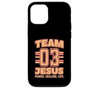 Team Jesus Jersey 3 His Name Is Power Healing Life Case for iPhone 12/12 Pro