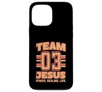 Team Jesus Jersey 3 His Name Is Power Healing Life Case for iPhone 13 Pro Max