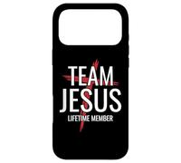 Team Jesus Lifetime Member Cross Christian Faith Religious Case for iPhone 17 Pro Max