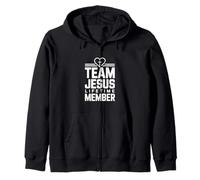 Team Jesus Lifetime Member Faith Zip Hoodie