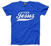 Team Jesus Men's Unisex T-Shirt - Blue Large