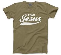 Team Jesus Men's Unisex T-Shirt - Khaki Large