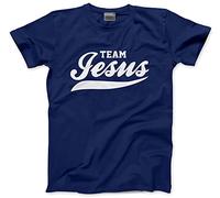 Team Jesus Men's Unisex T-Shirt - Navy Small