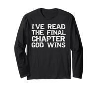 Team Jesus Victory I've Read the Final Chapter God Wins Long Sleeve T-Shirt