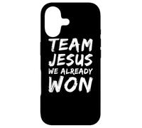 Team Jesus We Already Won Christian Faith Believer Matching Case for iPhone 17