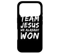 Team Jesus We Already Won Christian Faith Believer Matching Case for iPhone 17 Pro