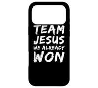 Team Jesus We Already Won Christian Faith Believer Matching Case for iPhone 17 Pro Max