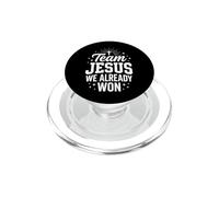 Team Jesus We Already Won PopSockets PopGrip for MagSafe