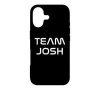 Team Josh Modern Futuristic White Font Case for iPhone 17