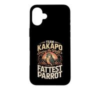 Team Kakapo Saving the World's Fattest Parrot Wildlife Case for iPhone 16 Plus