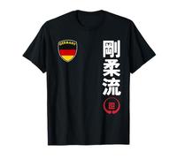 Team Karate Goju Ryu German Flag Kanji Japanese Martial Arts T-Shirt