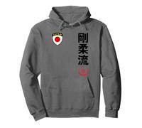 Team Karate Goju Ryu Japan Flag Kanji Japanese Martial Arts Pullover Hoodie
