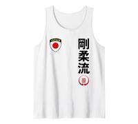Team Karate Goju Ryu Japan Flag Kanji Japanese Martial Arts Tank Top