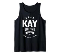 Team Kay Lifetime Member Funny Name Kay Tank Top
