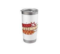Team Ketchup Corn Dog Lover Stainless Steel Insulated Tumbler