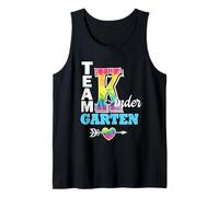 Team Kindergarten Fun Back to School Gear Students Teachers Tank Top