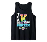 Team Kindergarten Fun Back to School Gear Students Teachers Tank Top