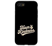 Team Kindness Retro Script Peace Sign Anti Bullying Unity Case for iPhone SE (2020) / 7/8