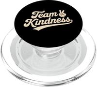 Team Kindness Retro Script Peace Sign Anti Bullying Unity PopSockets PopGrip for MagSafe
