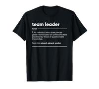 Team Leader Definition Funny Noun T-Shirt