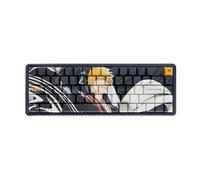 Team Liquid Bleach Ichigo Kurosaki Full Art keycap Set PBT Dye Sub Keycaps for Mechanical Gaming Keyboards, Cherry MX Switches, Custom Side Print, ANSI ISO Support, US Layout - Officially Licensed