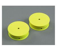 Team Losi Racing 1/10 Narrow Front Buggy Wheels Stiffezel Yellow 12mm Hex TLR43020