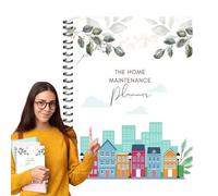 Team Maintenance Registration | Team Maintenance Book | Monthly Home Improvement Book | Versatile Agenda for Devices Registration and Facilities Inspection