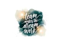 Team Makes the Dream Work: A Motivational 120-Page Lined Journal for Coworkers, Managers, and Office Teams | Inspiring Notebook for Meetings, Ideas, and Employee Appreciation