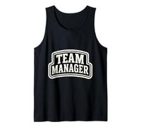 Team Manager Varsity Style Text Mens Womens Tank Top
