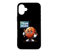 Team Mars Red Planet Mascot Space Lover Astronomy Design Case for iPhone 16 Plus
