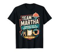 Team Martha Retro Christian Bible Verse Luke Hospitality Value Graphic T-Shirt