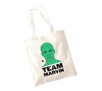 Team Marvin Mrs Marvin Band JLS 2000s Music Tote Bag, Large Cotton Canvas Shoulder Bag for Women & Men, Foldable, Washable, Ideal for Books, Groceries, Work, Gym, Travel, Office, School & Daily Use