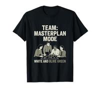 Team: Masterplan Mode Stencil Strategy Graphic T-Shirt