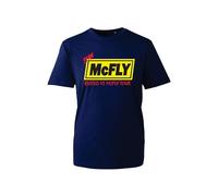 Team Mc-Fly Busted vs Mc-Fly Tour 2025 T Shirt Retro Band Graphic Tee Music Concert Fan Gift Rock Tour Vintage Style (Navy, S Years)
